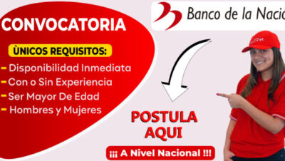 Banco de la Nacion Convocatoria 2025